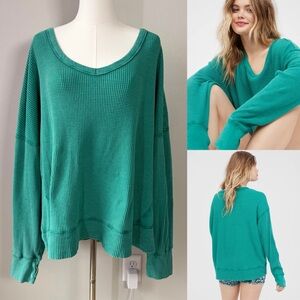 OFFLINE By Aerie Wow! Waffle Oversized T-Shirt